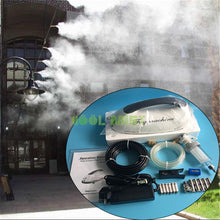 Load image into Gallery viewer, S123 High pressure 0.2L/Min mini fog machine with 6pcs nozzles mister set dry fog misting system for patio cooling cooling