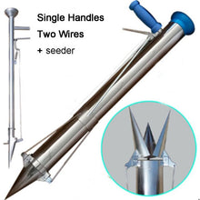 Load image into Gallery viewer, Stainless Steel Seedling Planter Garden Farm Transplanter Vegetable Seedling Planter