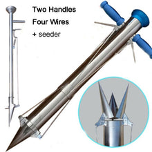 Load image into Gallery viewer, Stainless Steel Seedling Planter Garden Farm Transplanter Vegetable Seedling Planter