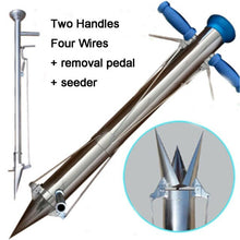 Load image into Gallery viewer, Stainless Steel Seedling Planter Garden Farm Transplanter Vegetable Seedling Planter