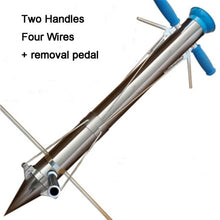 Load image into Gallery viewer, Stainless Steel Seedling Planter Garden Farm Transplanter Vegetable Seedling Planter