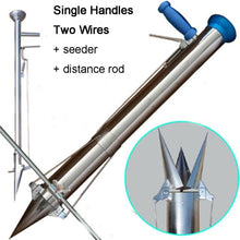 Load image into Gallery viewer, Stainless Steel Seedling Planter Garden Farm Transplanter Vegetable Seedling Planter
